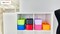 Enjoy Organizer | 4 Small Stackable and Portable Simple 6-Compartment Art Caddy - Made In USA